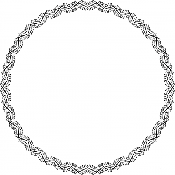 Vintage Frame coloring page image