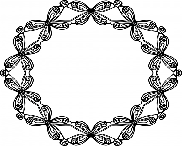 Vintage Frame coloring page image