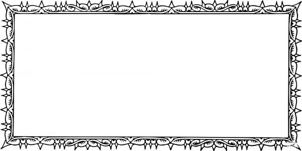 Vintage Frame coloring page image