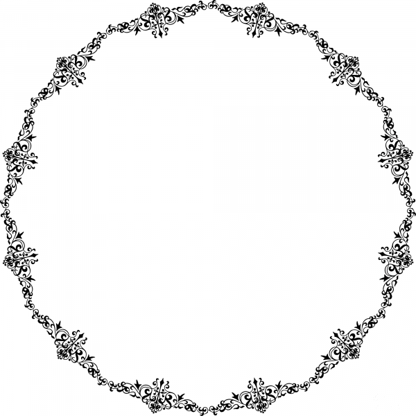 Vintage Frame coloring page image