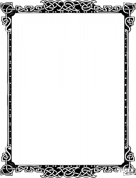 Vintage Frame coloring page image