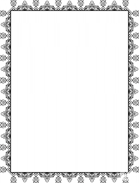 Vintage Frame coloring page image