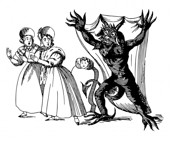 Vintage Fright coloring page image