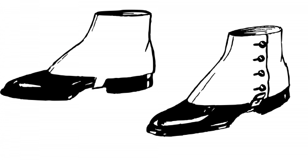 Vintage Gaiters coloring page image