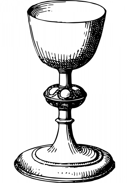 Vintage Goblet coloring page image