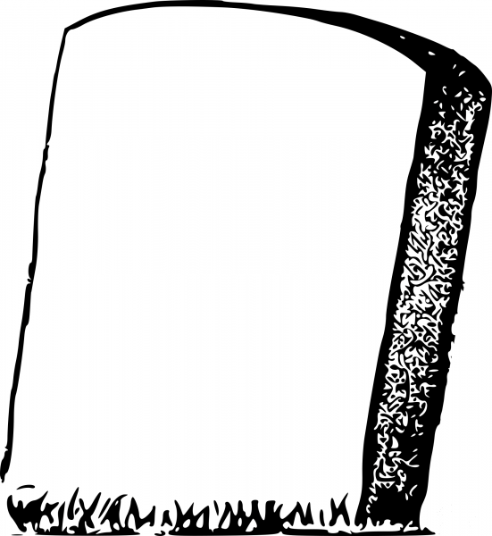 Vintage Gravestone coloring page image