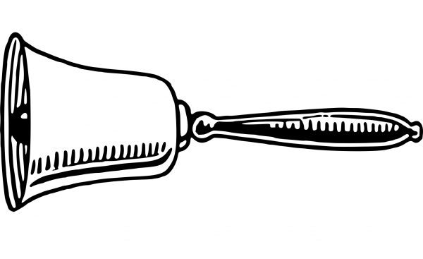 Vintage Handbell coloring page image