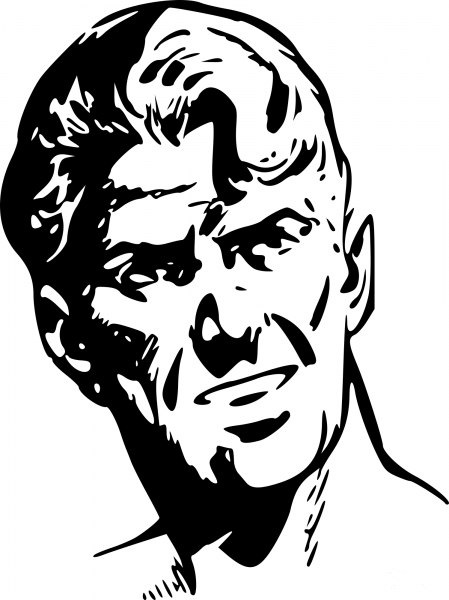 Vintage Heroic Man coloring page image