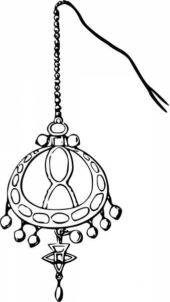 Vintage Indian Jewellery coloring page image