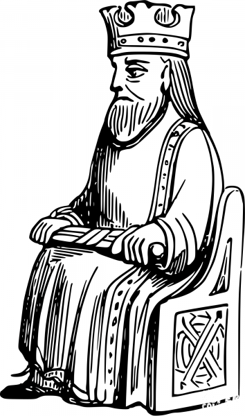 Vintage King coloring page image