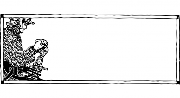 Vintage Knight coloring page image