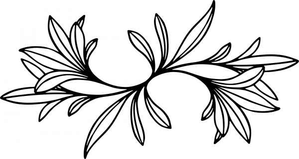 Vintage Leafy Design coloring page image
