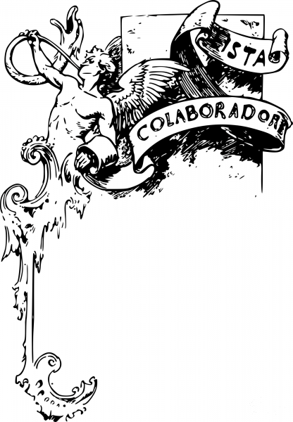 Vintage Lista Colaboradore coloring page image
