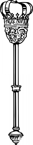 Vintage Mace coloring page image