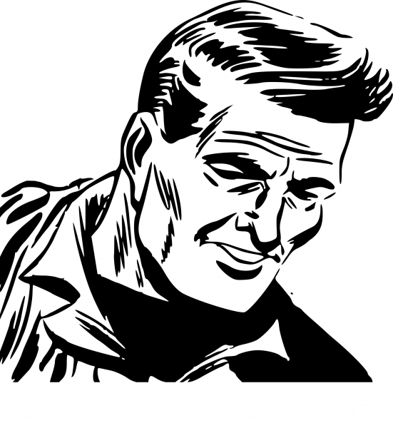 Vintage Man coloring page image