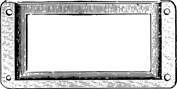 Vintage Metal Frame coloring page image