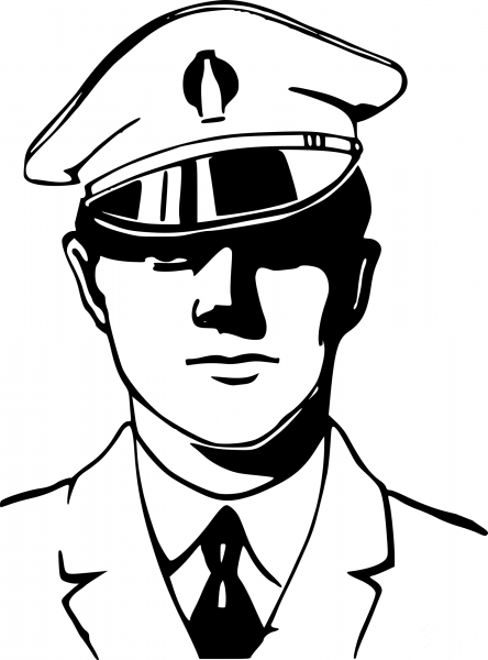 Vintage Milk Trucker coloring page image