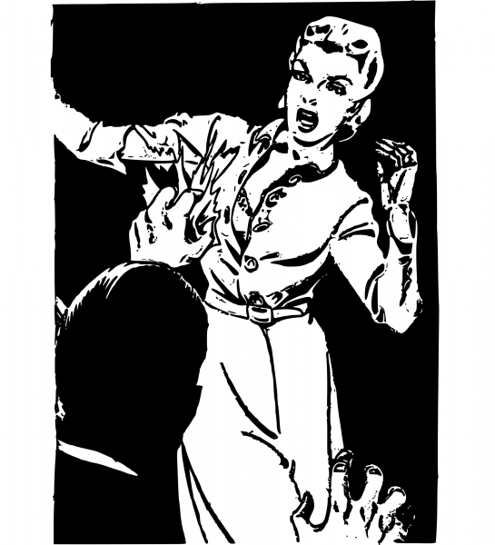 Vintage Murder coloring page image