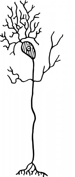 Vintage Neuron coloring page image