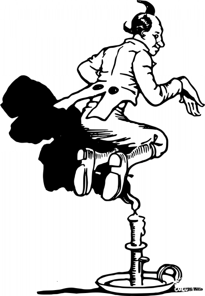 Vintage Nimble Jack coloring page image