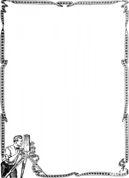 Vintage Old Camera Film Frame coloring page image