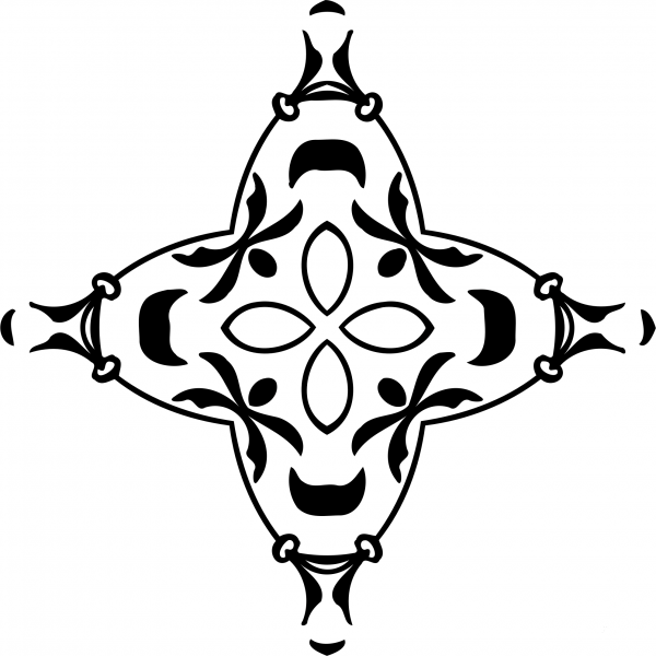 Vintage Ornamental Star coloring page image