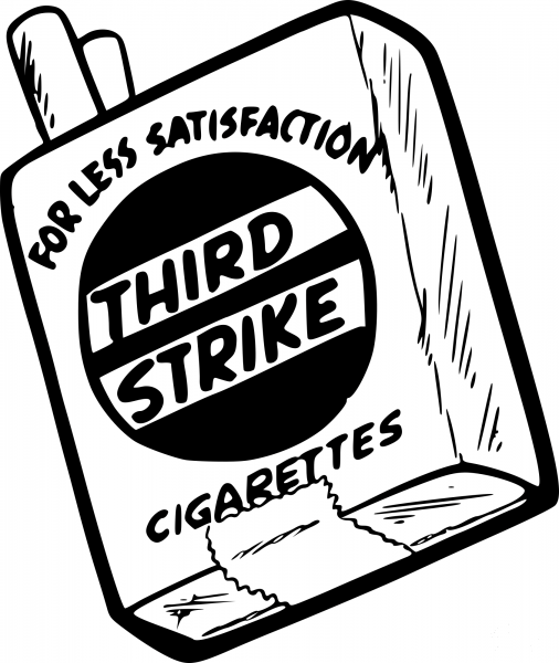 Vintage Pack of Cigarettes coloring page image