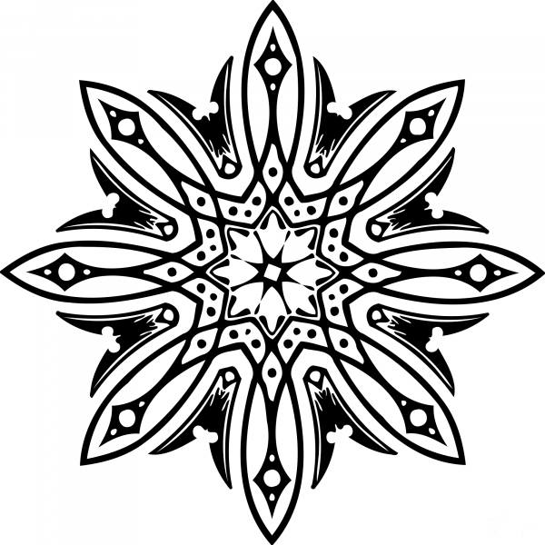 Vintage Page Ornament coloring page image