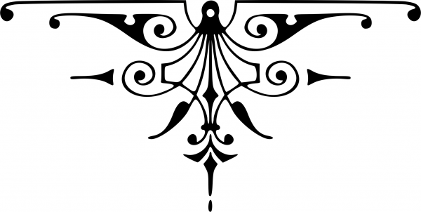 Vintage Page Ornament coloring page image