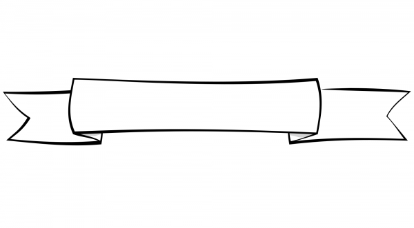 Vintage Plain Banner coloring page image