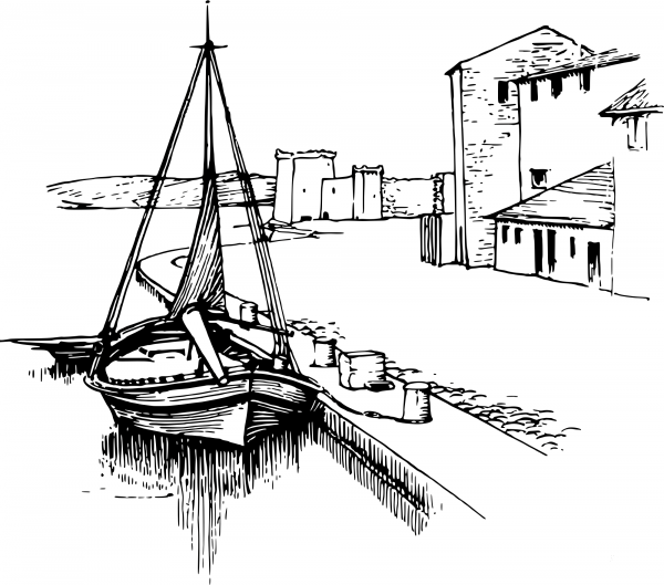 Vintage Quayside coloring page image