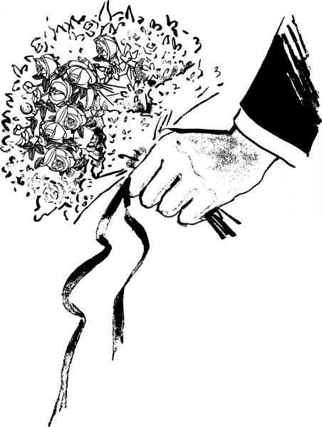 Vintage Retro Bouquet coloring page image