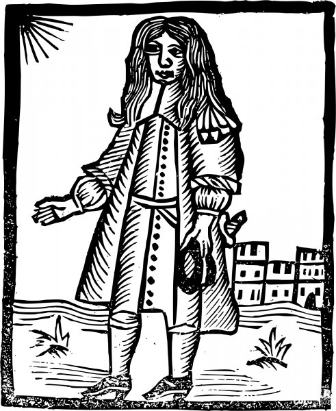 Vintage Sailor coloring page image