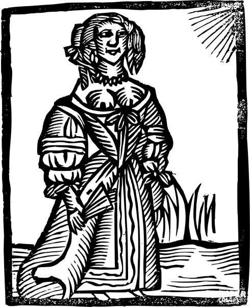 Vintage Sailors Wife coloring page image