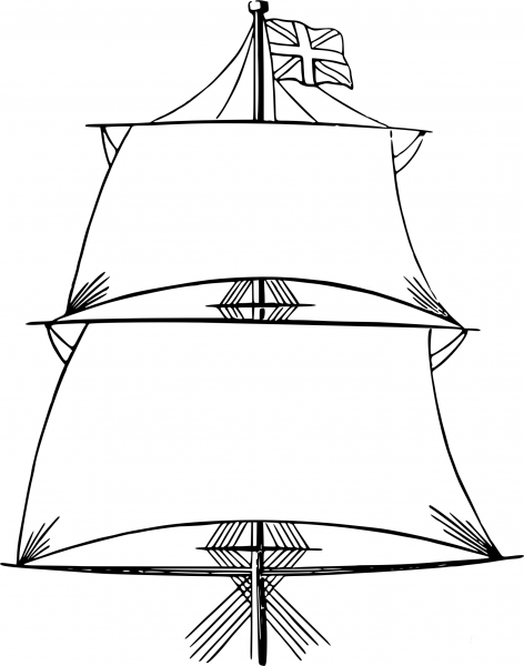 Vintage Sails coloring page image