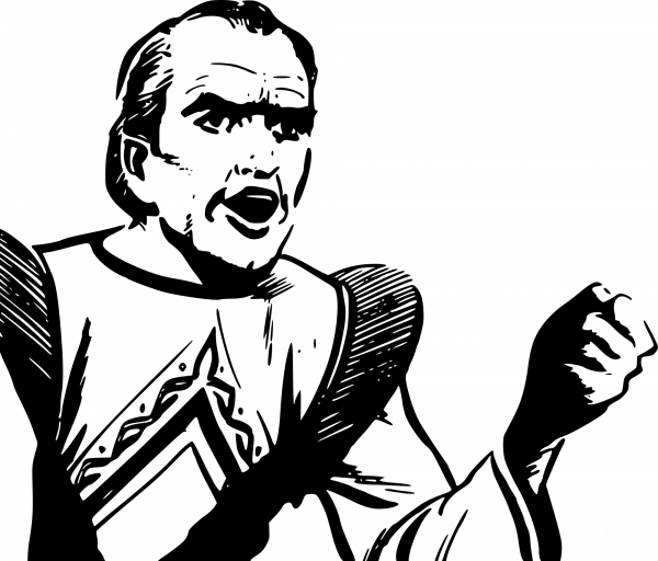 Vintage Science Fiction Speaker coloring page image