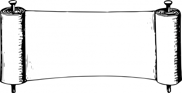 Vintage Scroll coloring page image