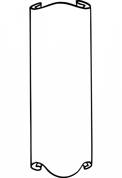 Vintage Scroll Frame coloring page image