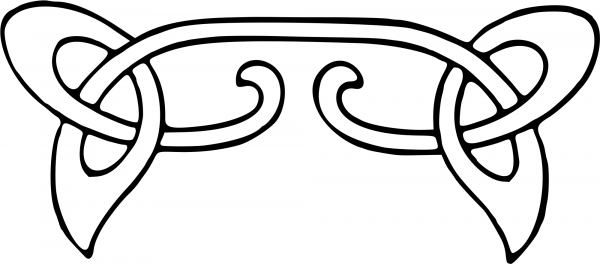 Vintage Simple Design coloring page image