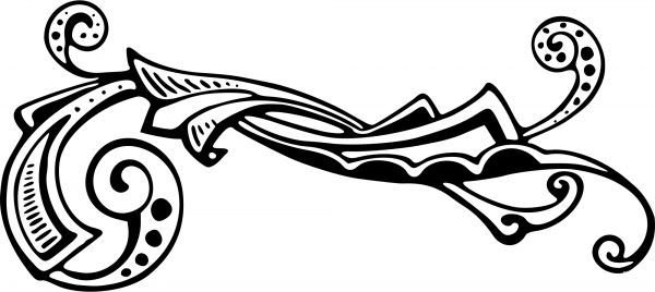 Vintage Simple Design coloring page image