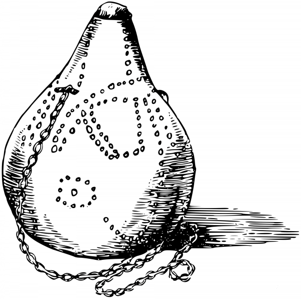 Vintage Snuff Box coloring page image