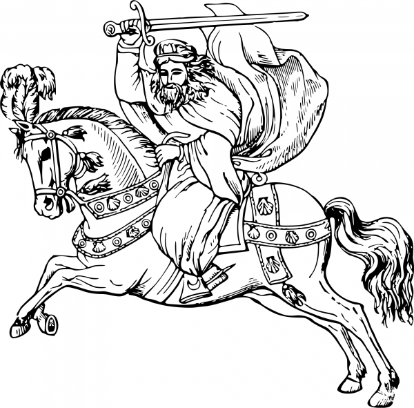 Vintage St James the Great coloring page image