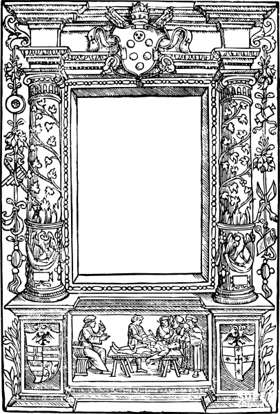 Vintage Surgery Frame coloring page image