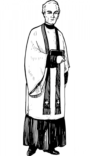 Vintage Surplice coloring page image