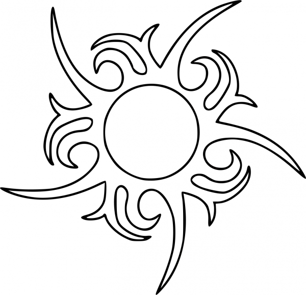 Vintage Tattoo Design coloring page image