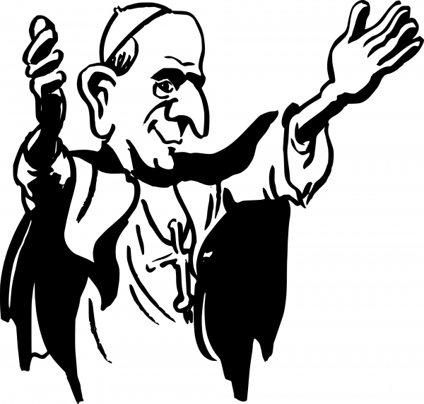 Vintage the Priest coloring page image