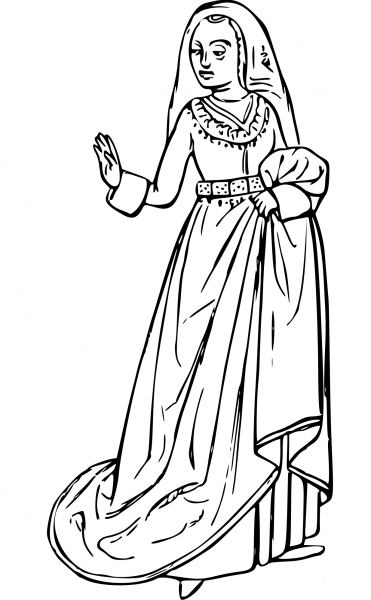 Vintage the Privilaged coloring page image