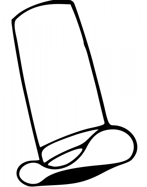 Vintage Top Hat coloring page image