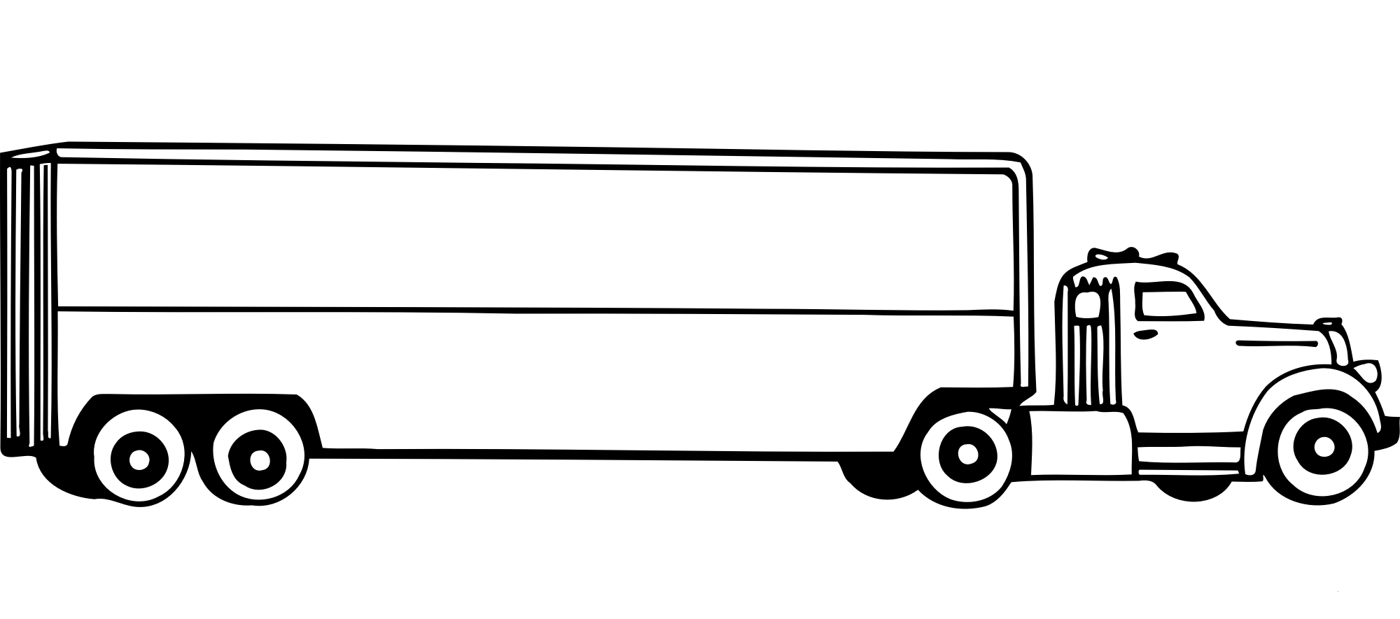 Vintage Truck coloring page - ColouringPages