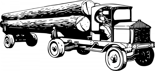Vintage Truck coloring page image